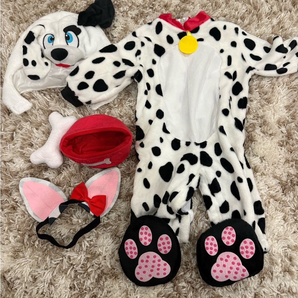Dalmatian Costume Set with Accessories